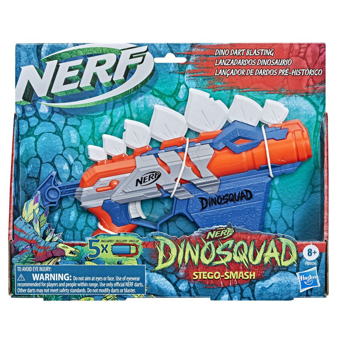 Lanzador Nerf DinoSquad Stego-Smash