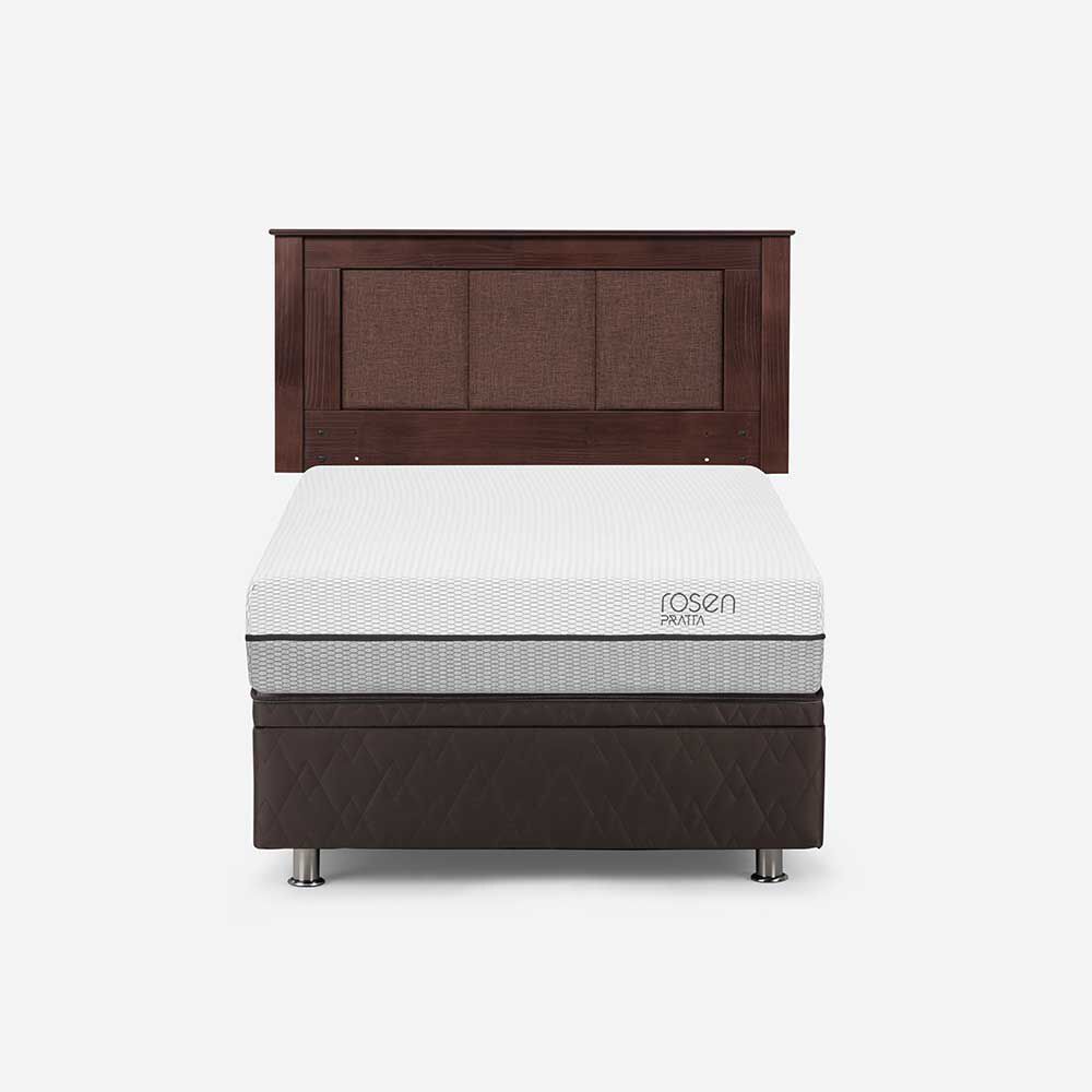 Boxet Rosen 1,5 Plazas Pratta + Respaldo Rachel
