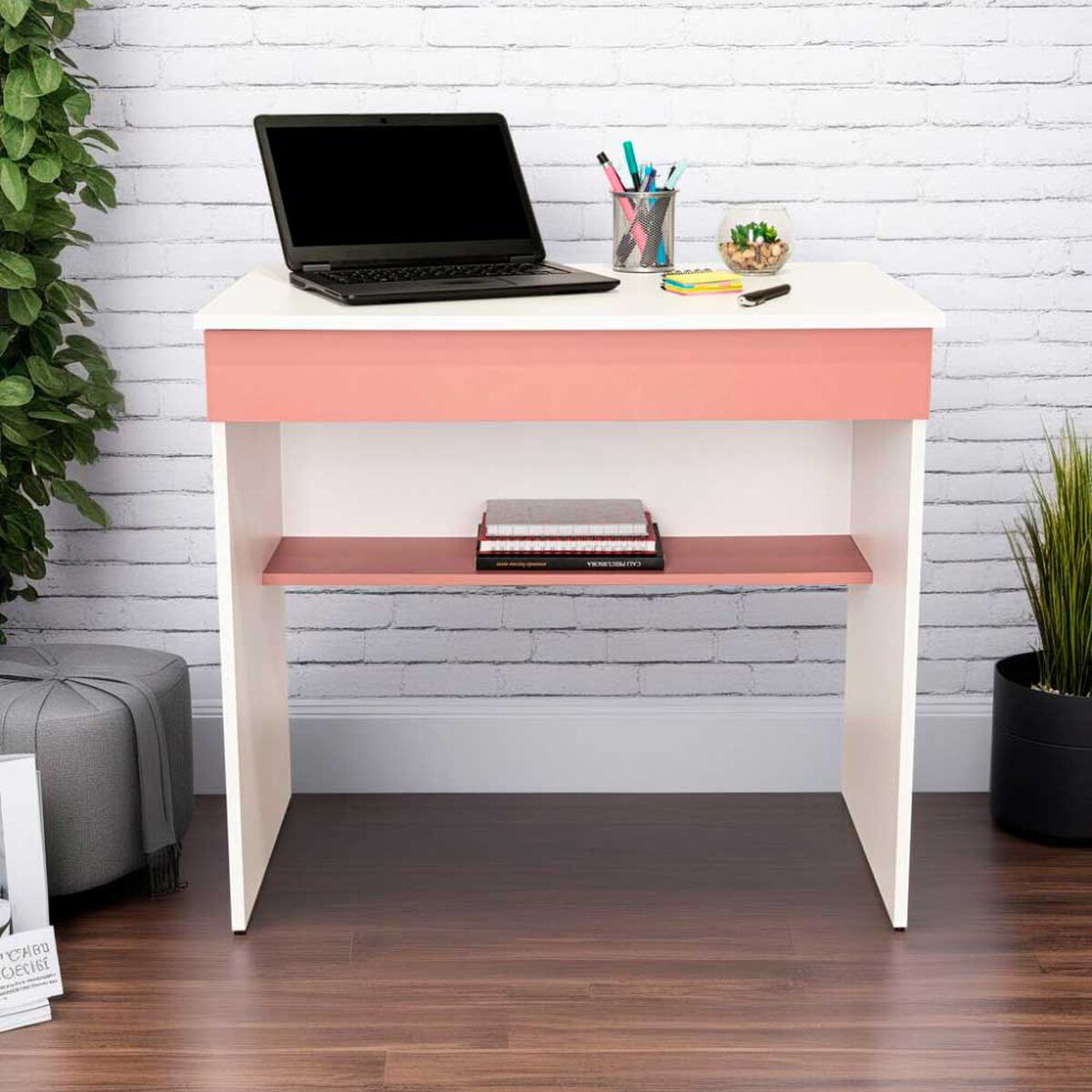 Escritorio TuHome Ohio 1 Caj&oacute;n Blanco Arupo