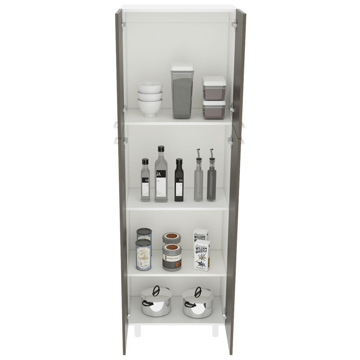 Alacena TuHome Rossi Blanco/Olivo 4 Puertas