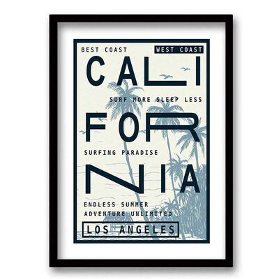Cuadro Decorativo Retela California 50 x 35 cm