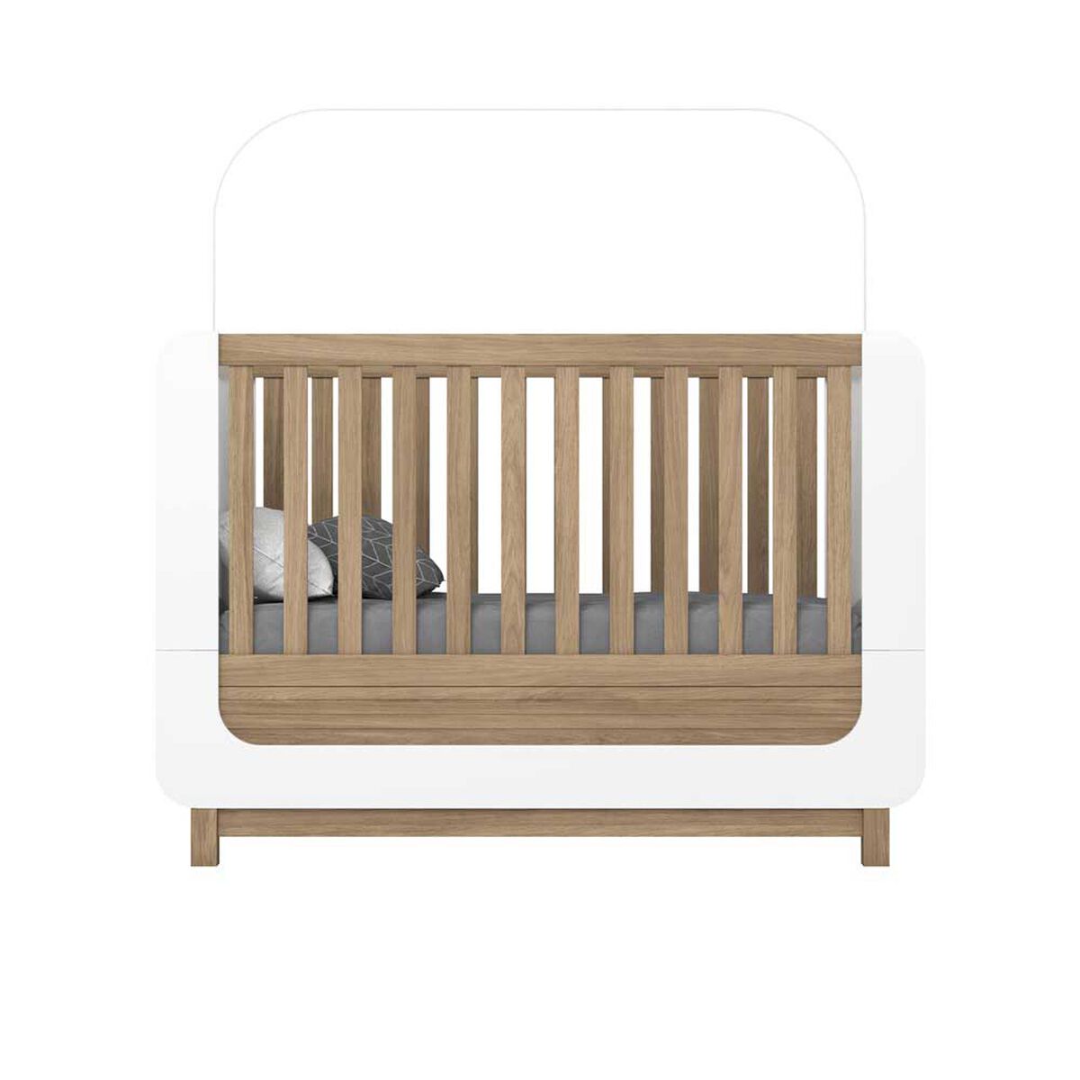 Cuna 2 en 1 Home Mobili Aconchego Café