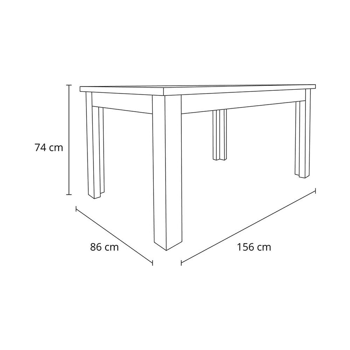 Juego de Comedor Living Factory Teka 6 Sillas Beige