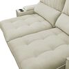 Sofá Amuv Bariloche Reclinable 3 Cuerpos Beige