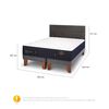 Cama Europea CIC Base Normal King Premium + Respaldo Villarrica