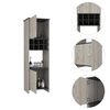 Bar TuHome Bi Color Ceniza Wengue 2 Puertas