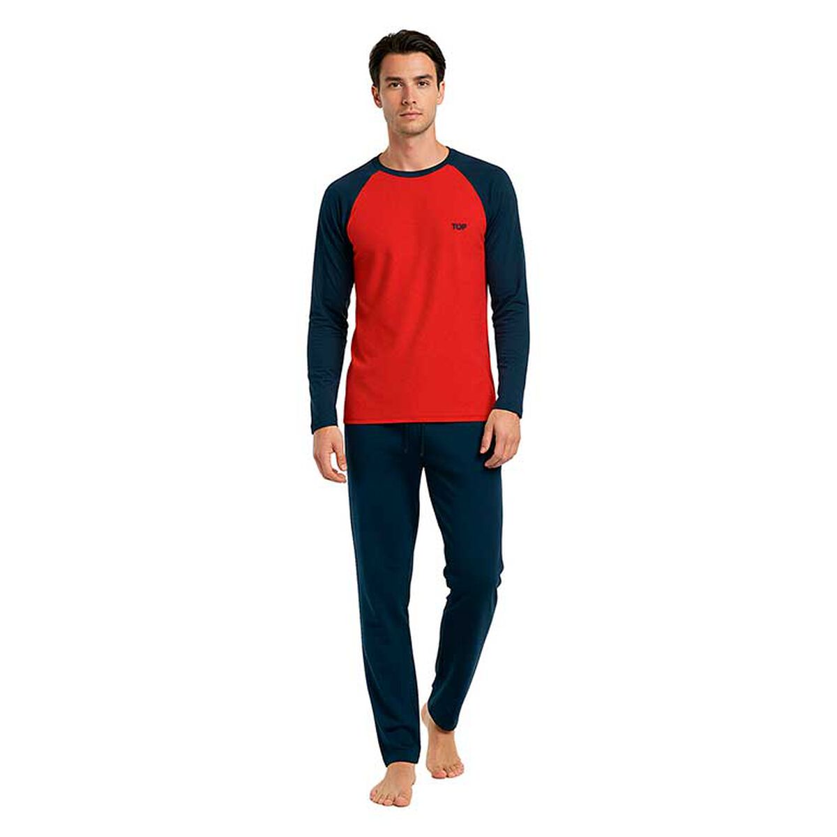 Pijama Invierno Algod&oacute;n Hombre Top