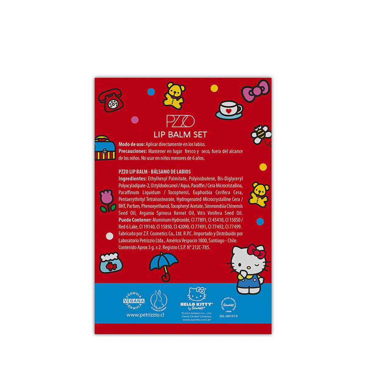 Set duo Lip Balm Hello Kitty Petrizzio