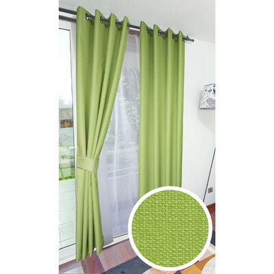 Combo Cortinas Doral Rustico 220 x 140 cm Verde