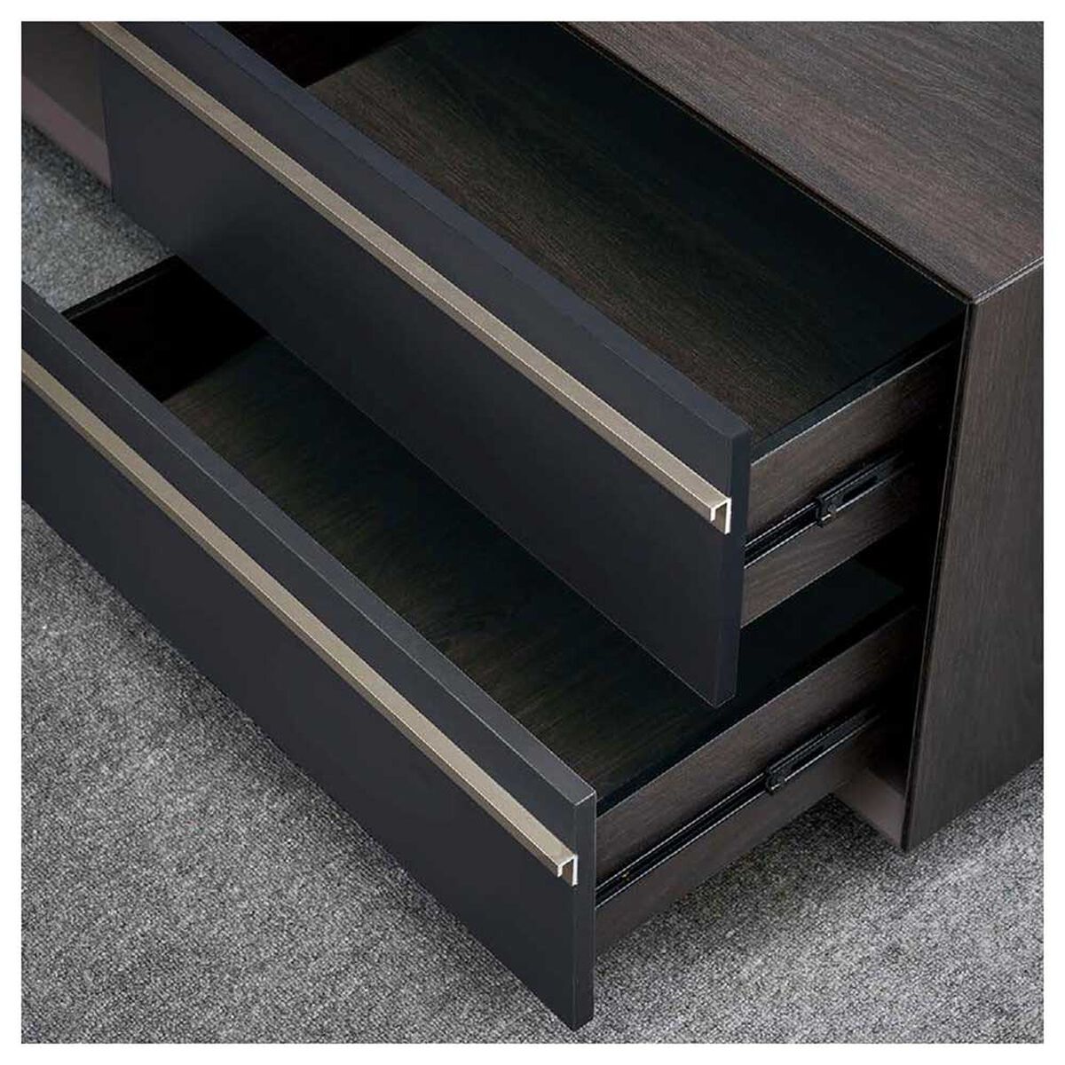 Escritorio Rodler Bergen Caf&eacute; Oscuro-Gris