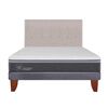 Cama Europea CIC 2 Plazas Ortopedic Advance + Respaldo Tigris