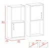 Mueble Auxiliar TuHome Bath 51 2 Puertas Wengue