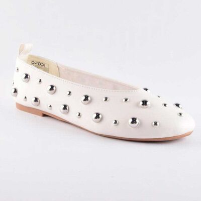 Imagen 1 del producto Ballerina Mujer Vestir Casual Icono Blanco, Camel