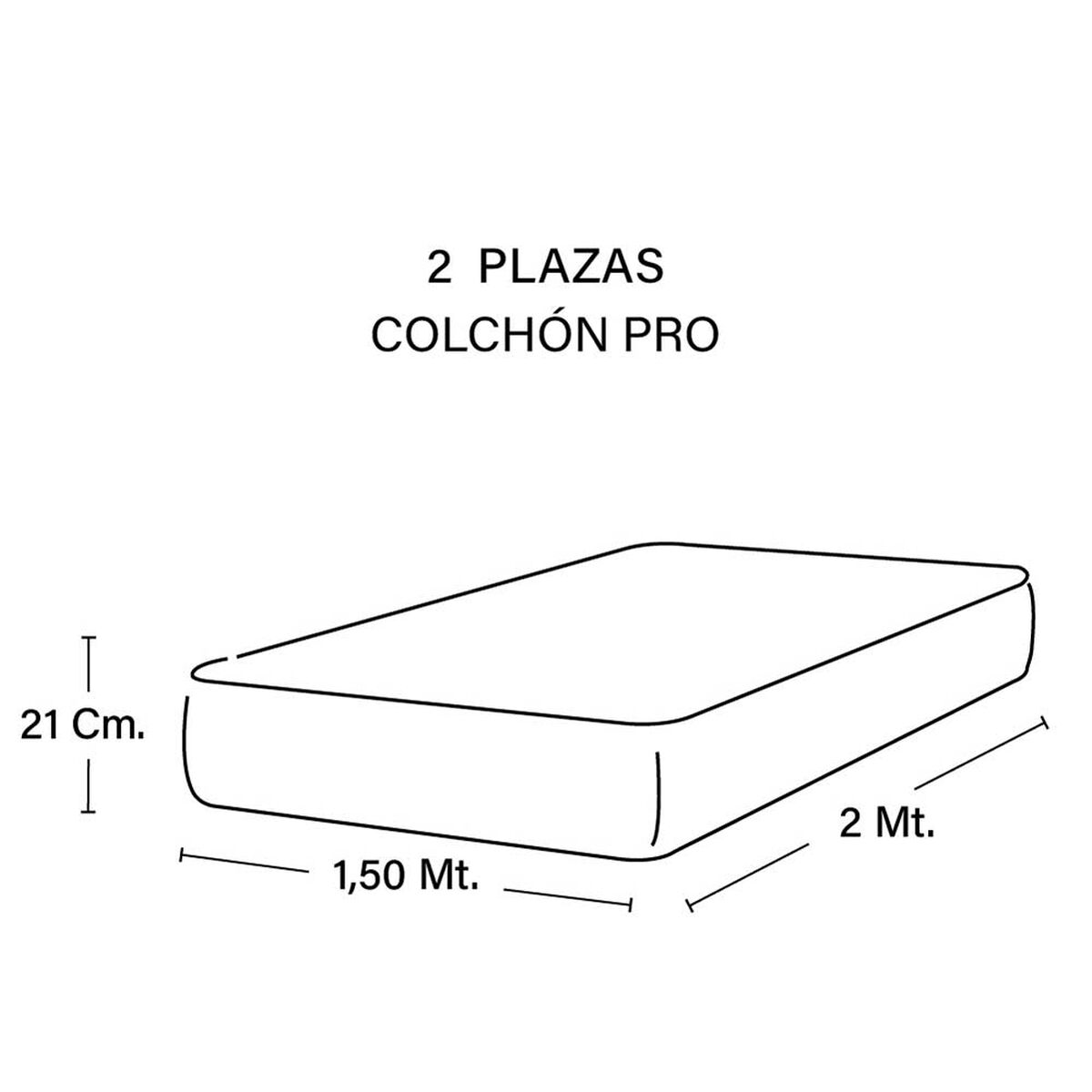 Colchón Latam Home 2 Plazas Zen Pro
