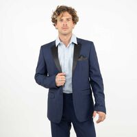 Vestón Recto Hombre Zibel Azul