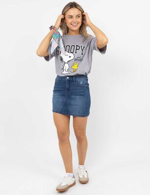 Imagen 2 del producto Falda Mini Denim Mujer Icono Indigo