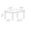 Juego de Comedor Fm Furniture Qatar M1400 4 Sillas 1 Banca