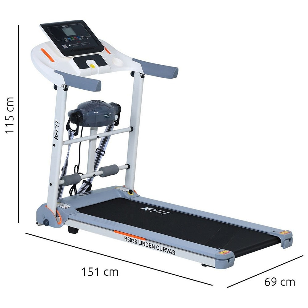 Trotadora Eléctrica Plegable Linden 1,5HP K-FIT | Abc