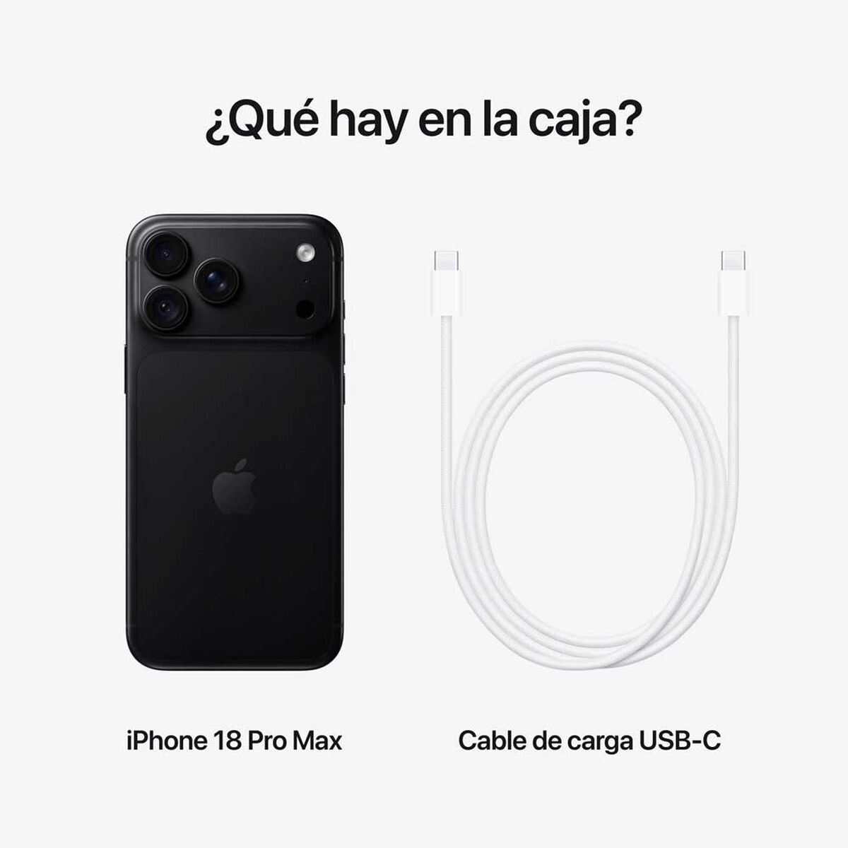 Apple iPhone 18 Pro Max 5G 256 GB 6,9" Negro