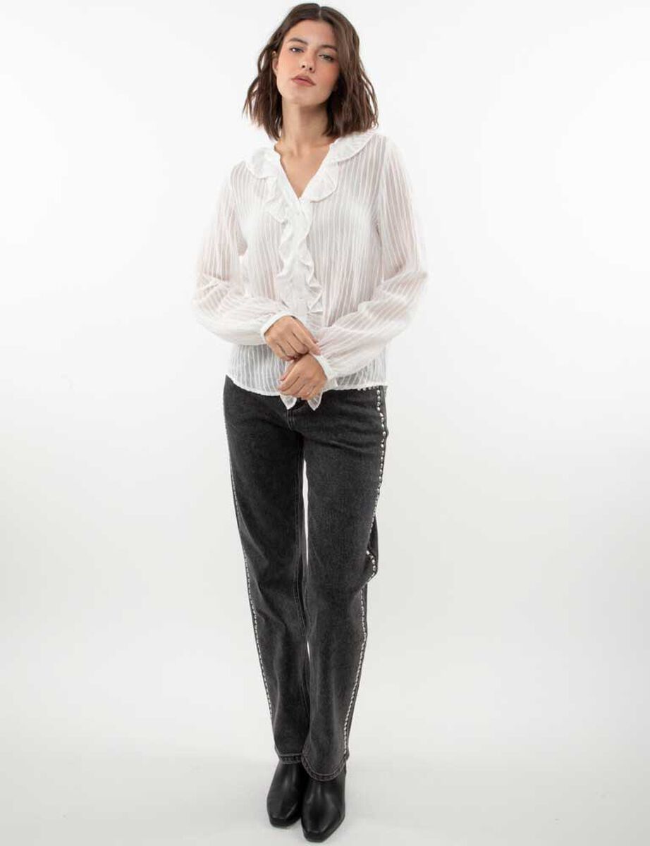 Blusa Manga Larga Mujer Zibel