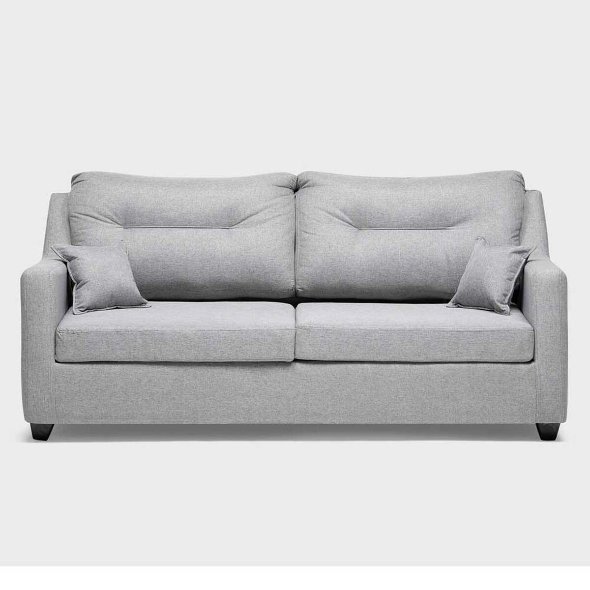 Juego de Living Almore Noruega Sofá 3 Cuerpos + Dos Sillones 1 Cuerpo Gris
