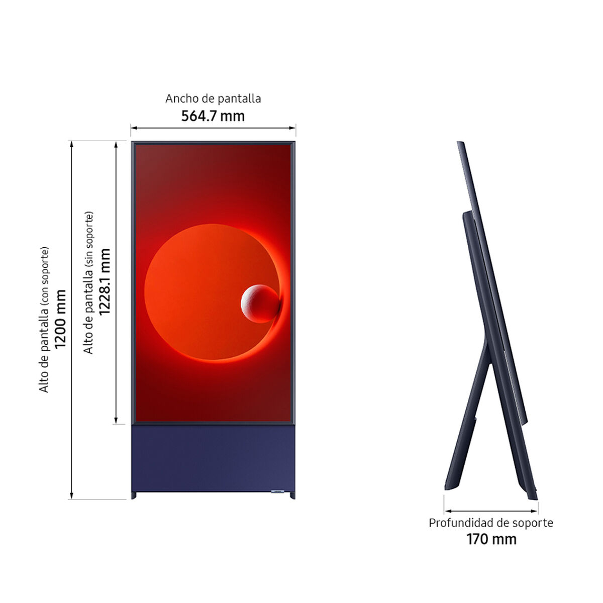QLED 43" Samsung The Sero Smart TV 4K UHD Pantalla Giratoria 2020