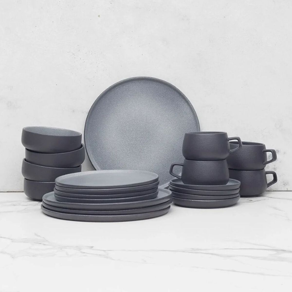 Juego de Vajilla Coquinaria 20 Piezas Gris