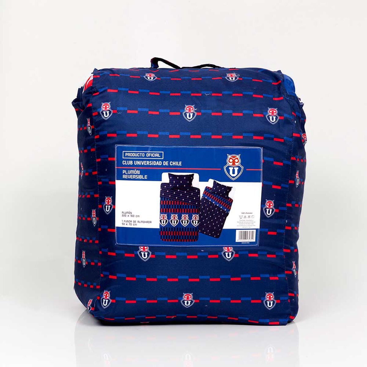 Plum&oacute;n Infantil U de Chile 1.5 Plazas Azul