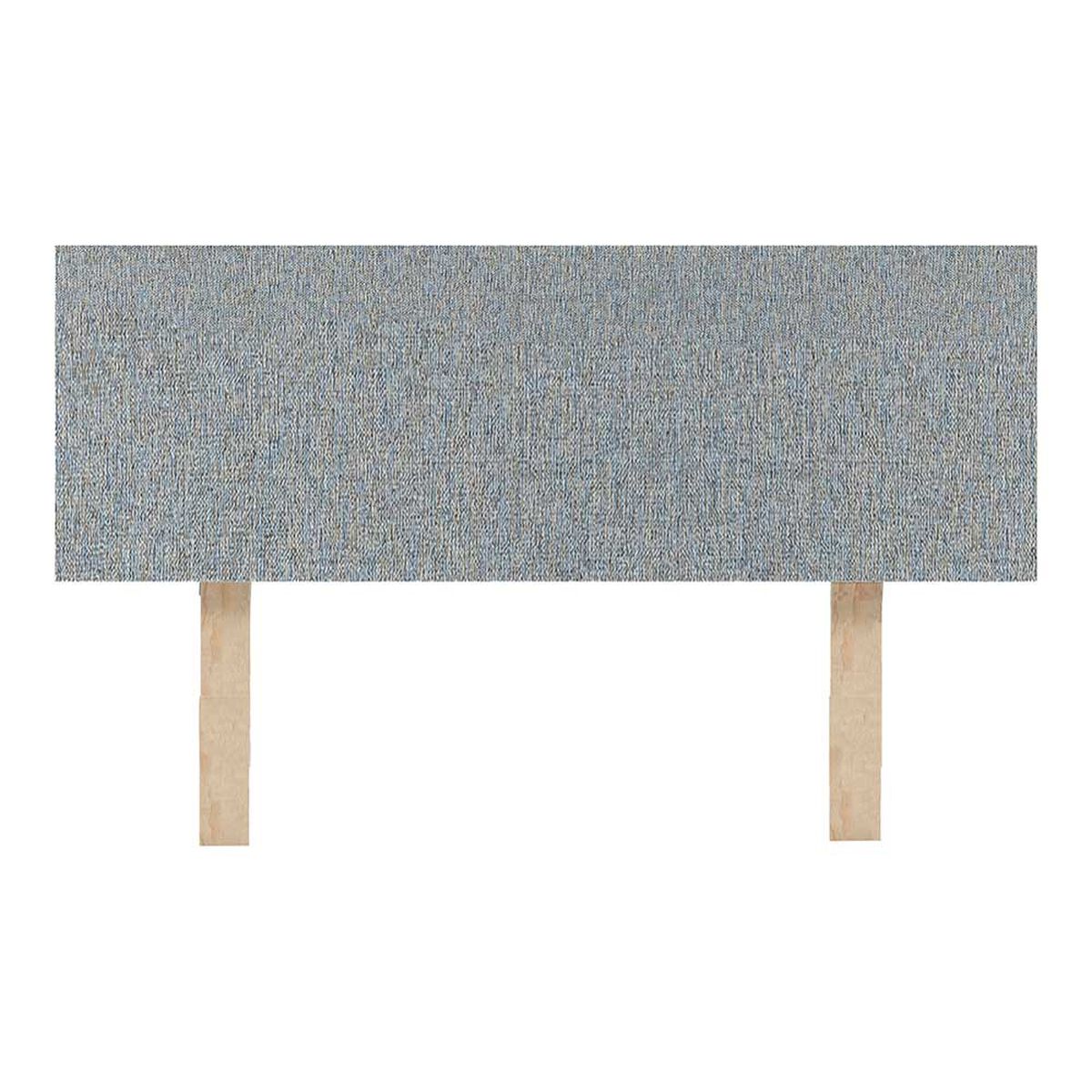 Cama Europea Simmons 2 Plazas Dreamer 190 Cm + Respaldo Praga Plata
