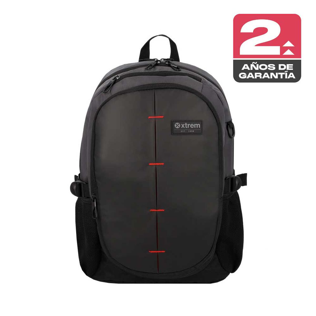 Mochila Notebook Xtrem Lennox 6XT Gris/Rojo 16"