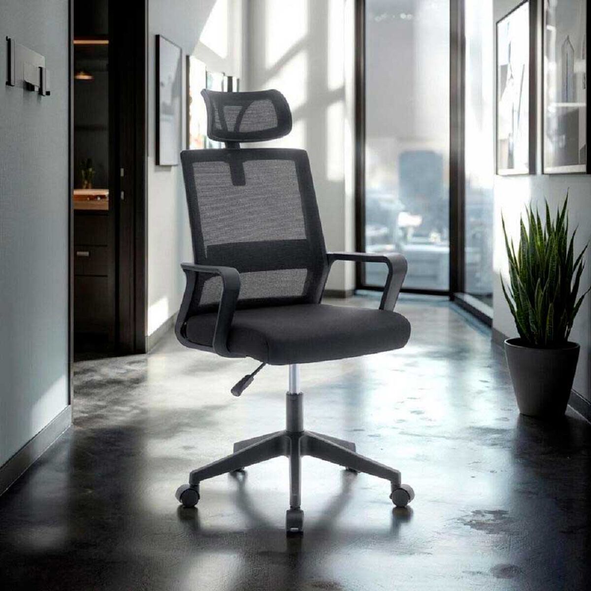 Silla Escritorio Arthome BM-695 Negro