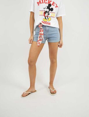 Imagen 1 del producto Short Indigo Mini Mujer Icono Celeste, Indigo, Marengo, Negro, Raw