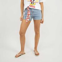 Short Indigo Mini Mujer Icono Celeste, Indigo, Marengo, Negro, Raw