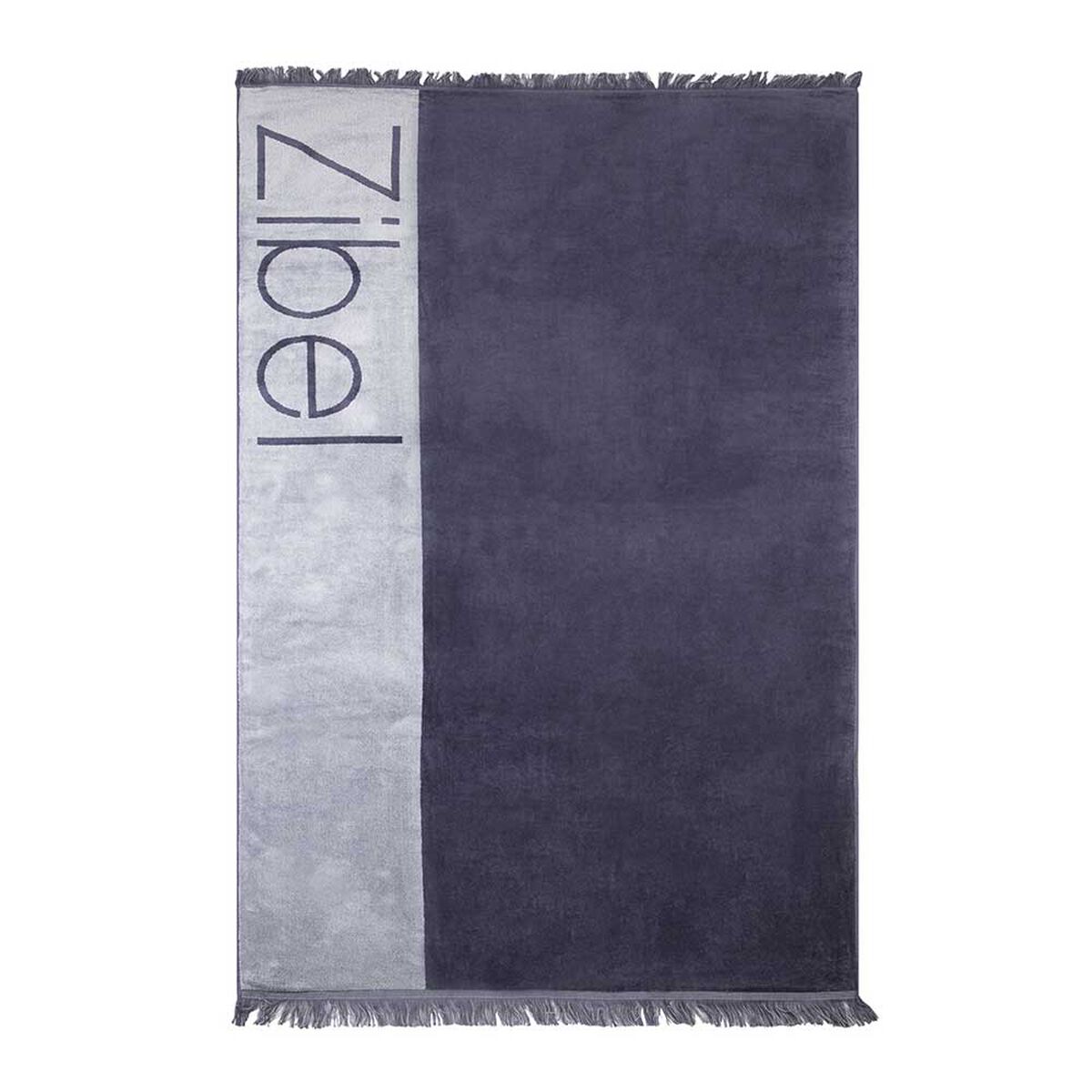 Toalla de Playa Jacquard Zibel 100 x 180 cm Gris