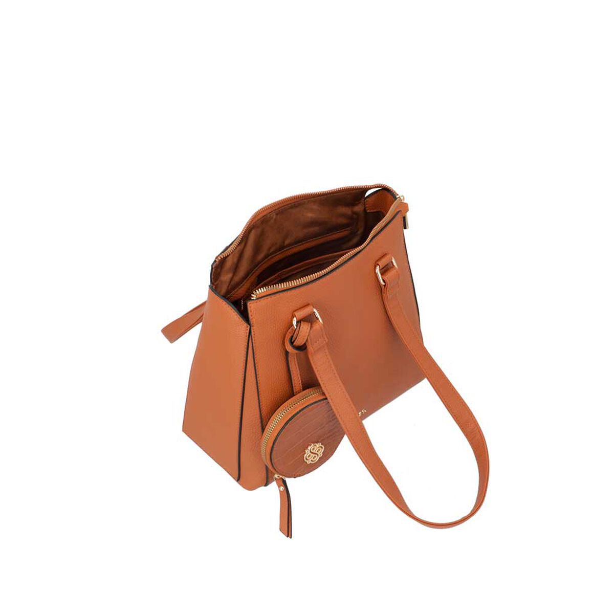 Cartera de Hombro Secret Sofia FW25 L Café Medio