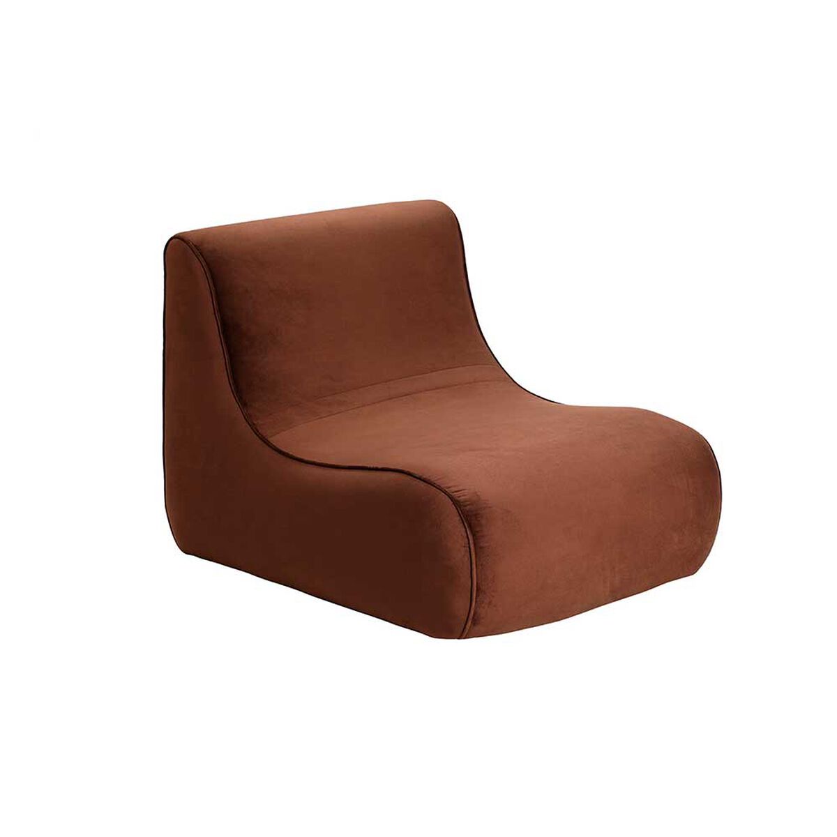 Sill&oacute;n Bodevir Komodo Felpa 1 Cuerpo Chocolate&nbsp;