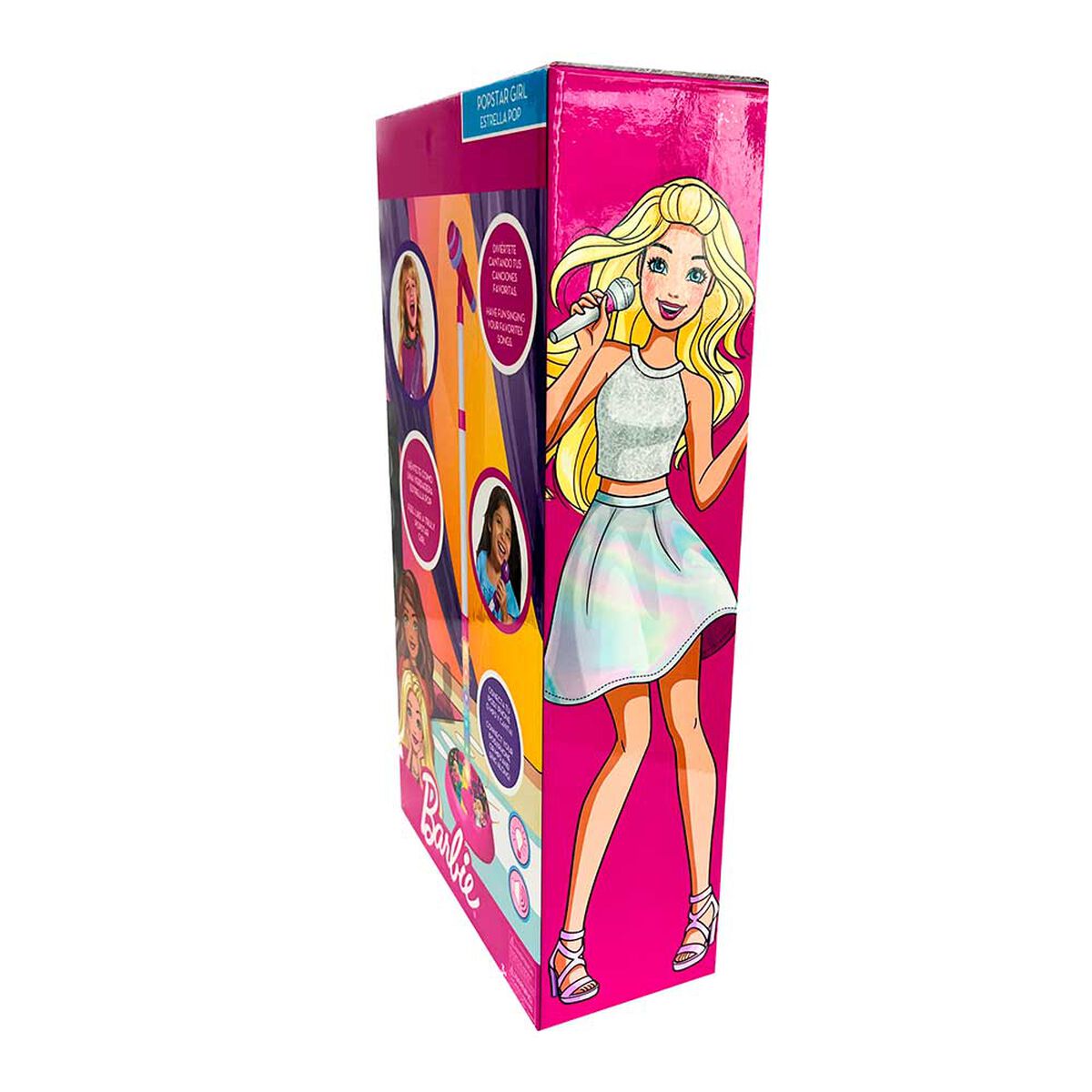 Micrófono Musical con Pedestal Barbie