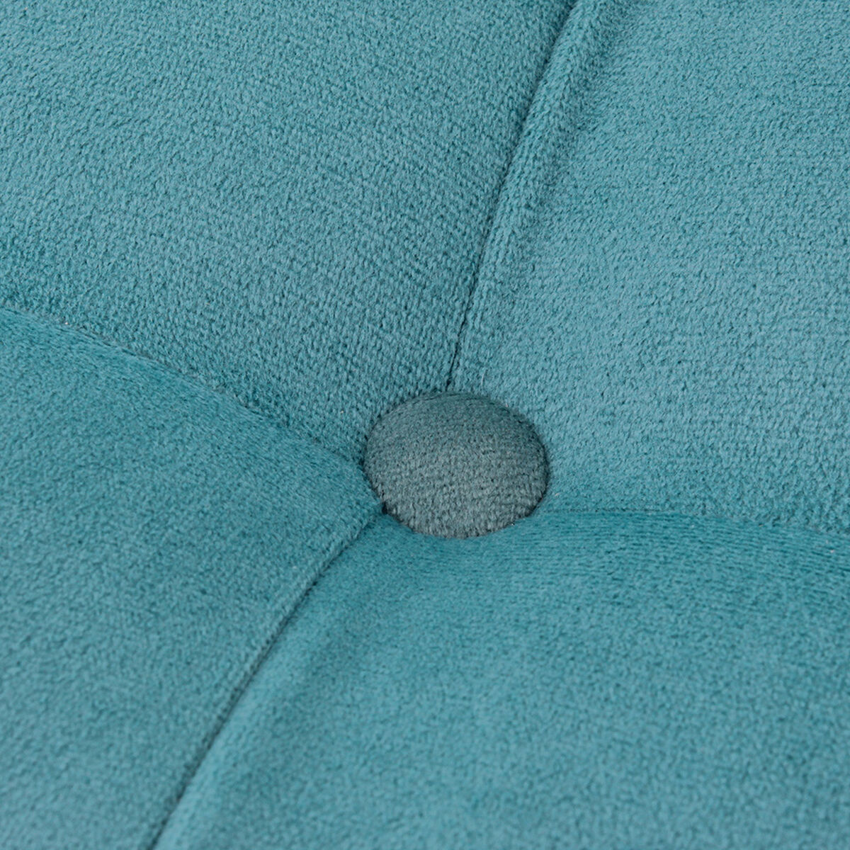 Banqueta Felpa Bodevir Lisboa 2 Cuerpos Turquesa