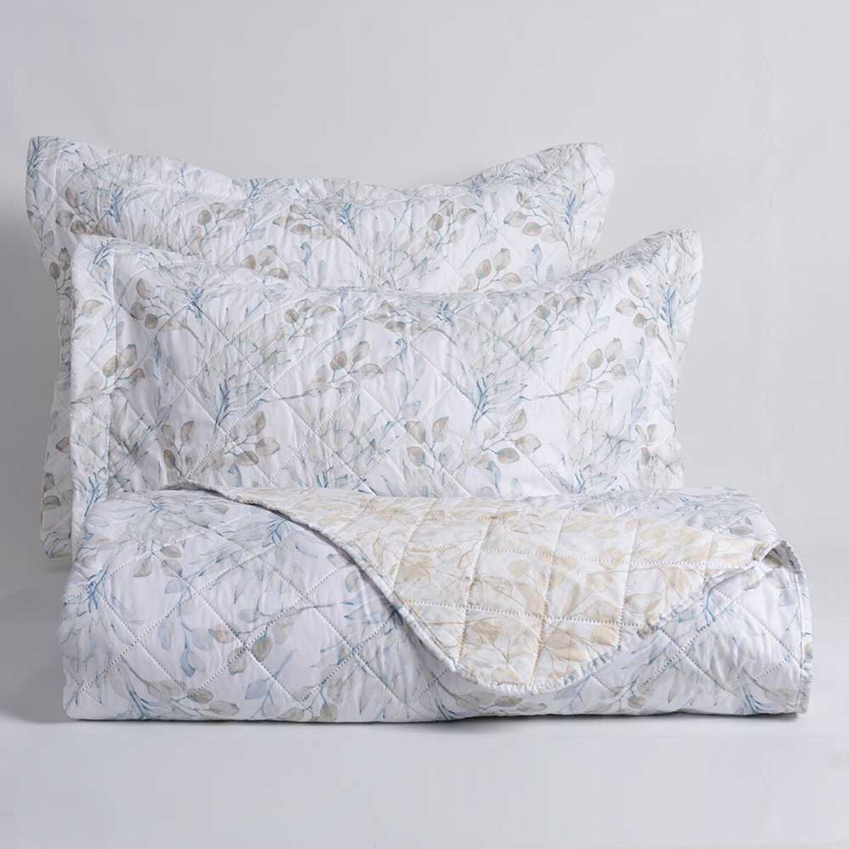 Quilt Mashini 1,5 Plazas Estampado Gardeni