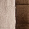 Plumón Flannel Sherpa Café 2 Plazas