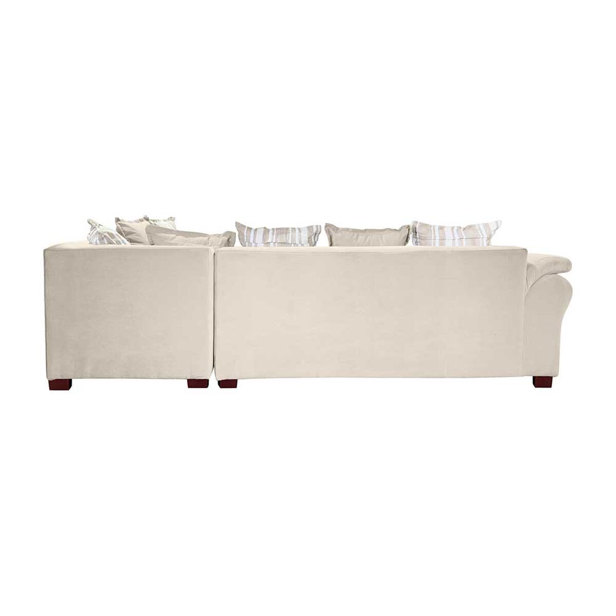 Sof&aacute; Seccional Derecho Living Factory Capri 5 Cuerpos Beige