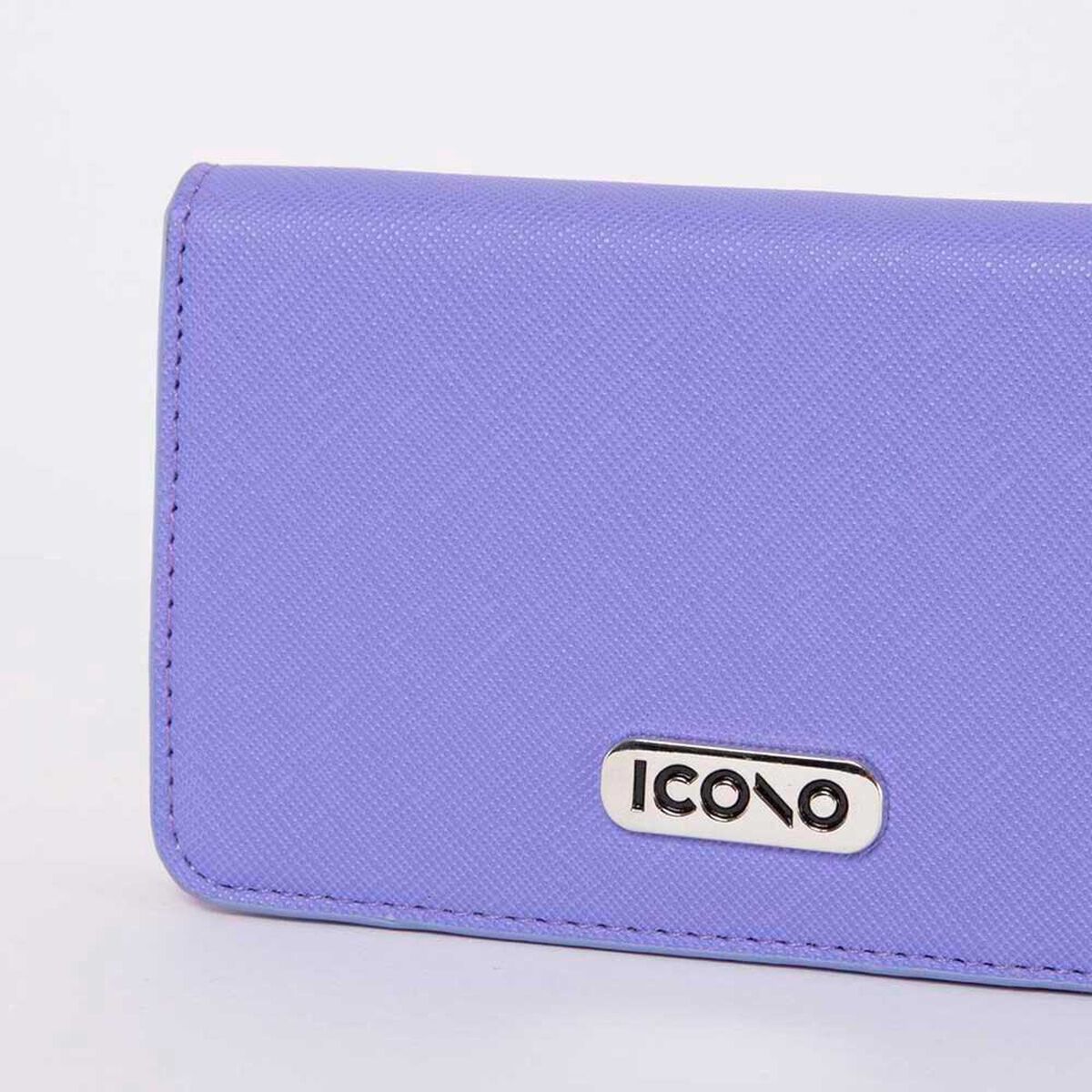 Billetera Eco Cuero Lila Mujer Icono