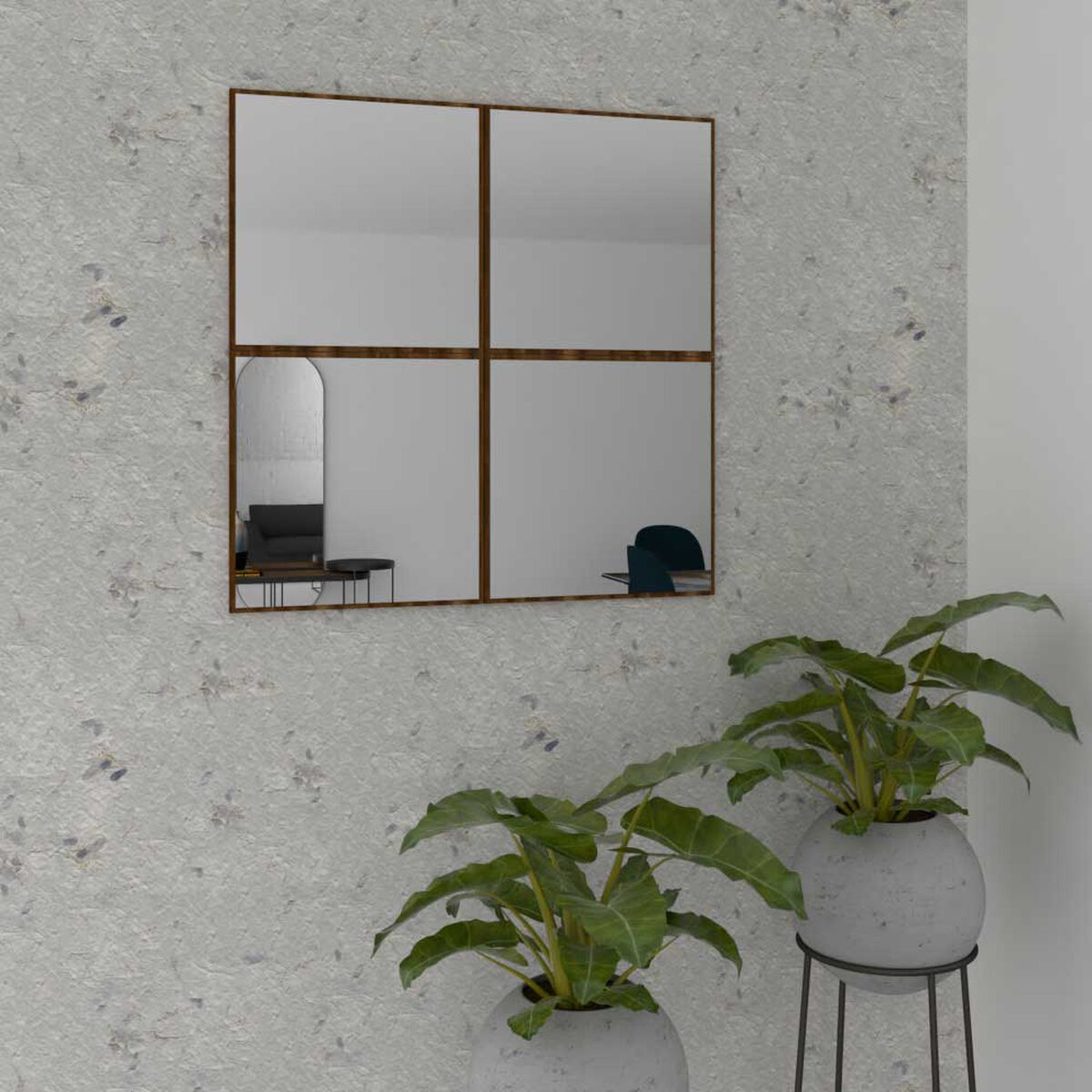 Espejo de Vidrio TuHome Sibari 94 x 94 cm