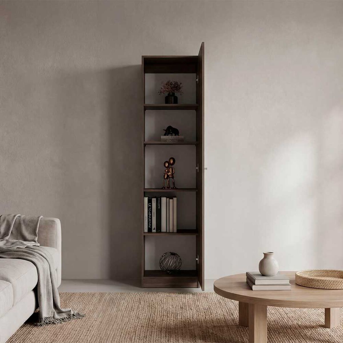 Estante Tuhome Home E5 1 P Milan Y Blanco