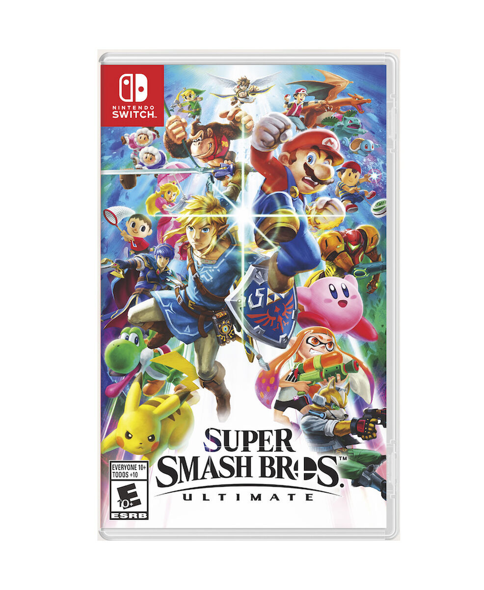 Combo Consola Nintendo Switch OLED White  + Juego Nintendo Switch Mario Super Smash Bros