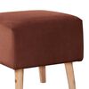 Pouf Latam Home Burdeos Tela Velvet Chocolate