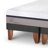 Cama Europea CIC Base Dividida 2 Plazas Balance + Respaldo + 2 Veladores Villarrica