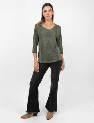 Imagen 2 del producto Polera Manga 3/4 Mujer Alma Lila, Oliva