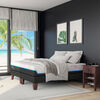 Cama Europea CIC Green Infinity King + 1 Respaldo + 2 Veladores Kavery