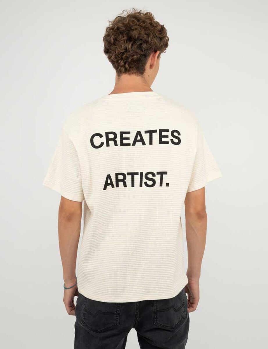 Polera Manga Corta Hombre Icono